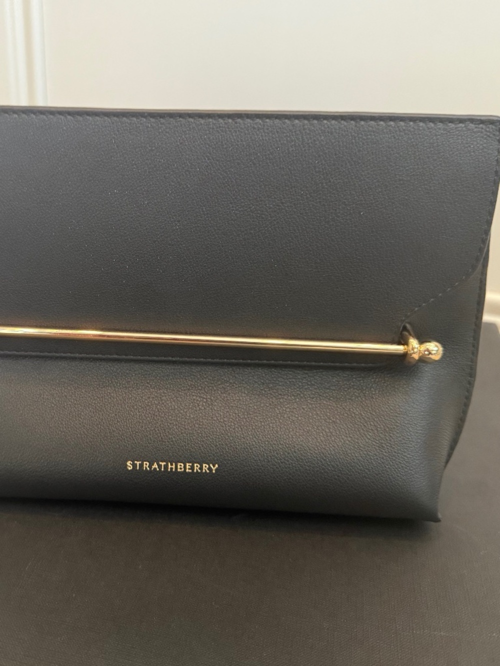Strathberry Stylist (black leather with gold hardware) new with tags - Picture 2 of 5